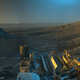 La imagen mosaico coloreada, capturada por el rover Curiosity de la NASA el 16 de noviembre de 2021
